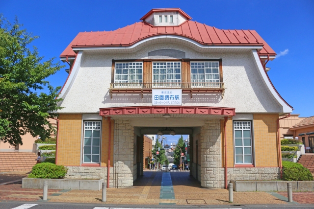 田園調布駅前の画像