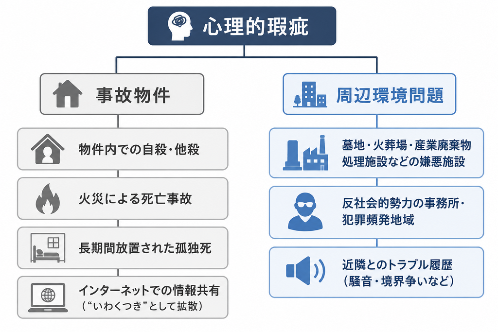 心理的瑕疵の分類