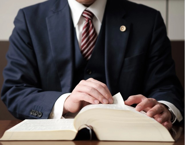 弁護士と六法全書